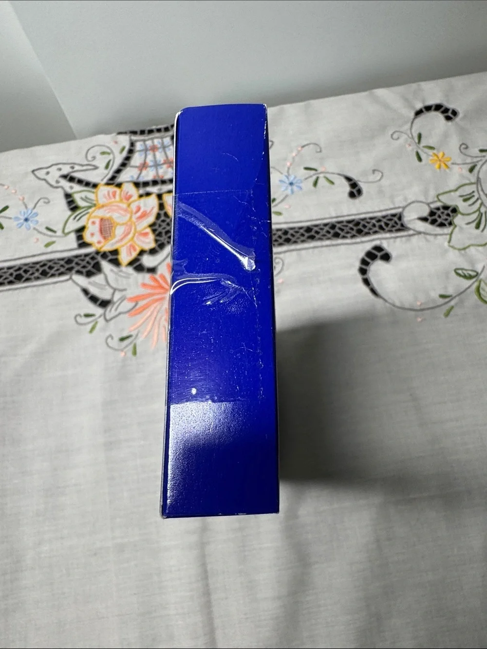 Vintage Yves Saint Laurent Navy Men’s Dress Sock in Original Sealed Box